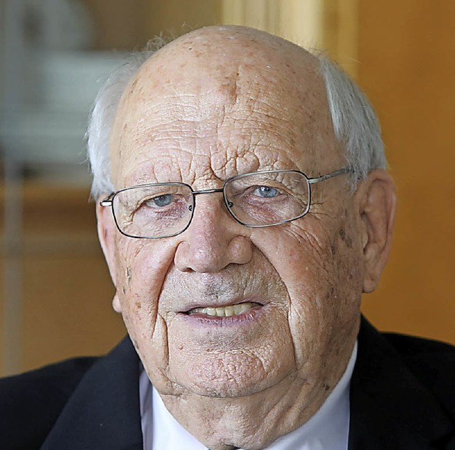 Pfarrer i.R. Willfried Renner feiert  am Sonntag seinen 90. Geburtstag.   | Foto: Christoph Breithaupt