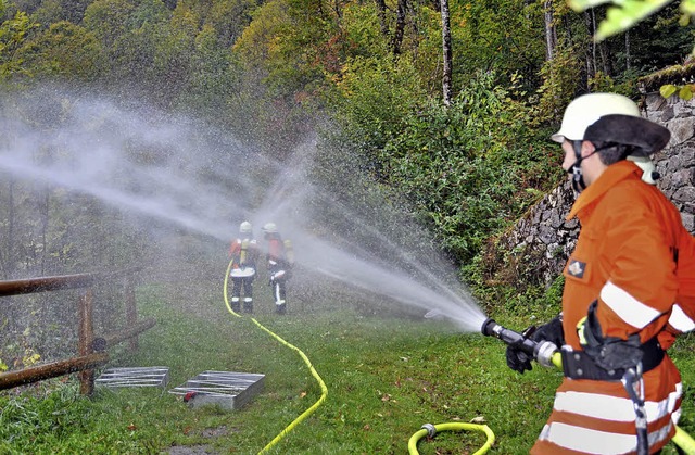 Vorbildlich gebt: die schnelle Wasserversorgung   | Foto: Horst Dauenhauer