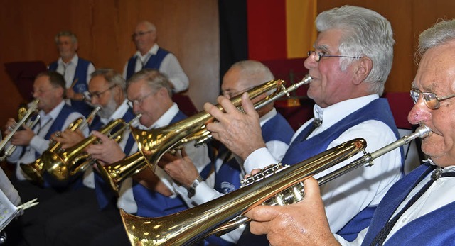 Musiker des deutsch-franzsischen Proj...n  Konzert in der Stadthalle Breisach.  | Foto: Hans-Jochen Voigt