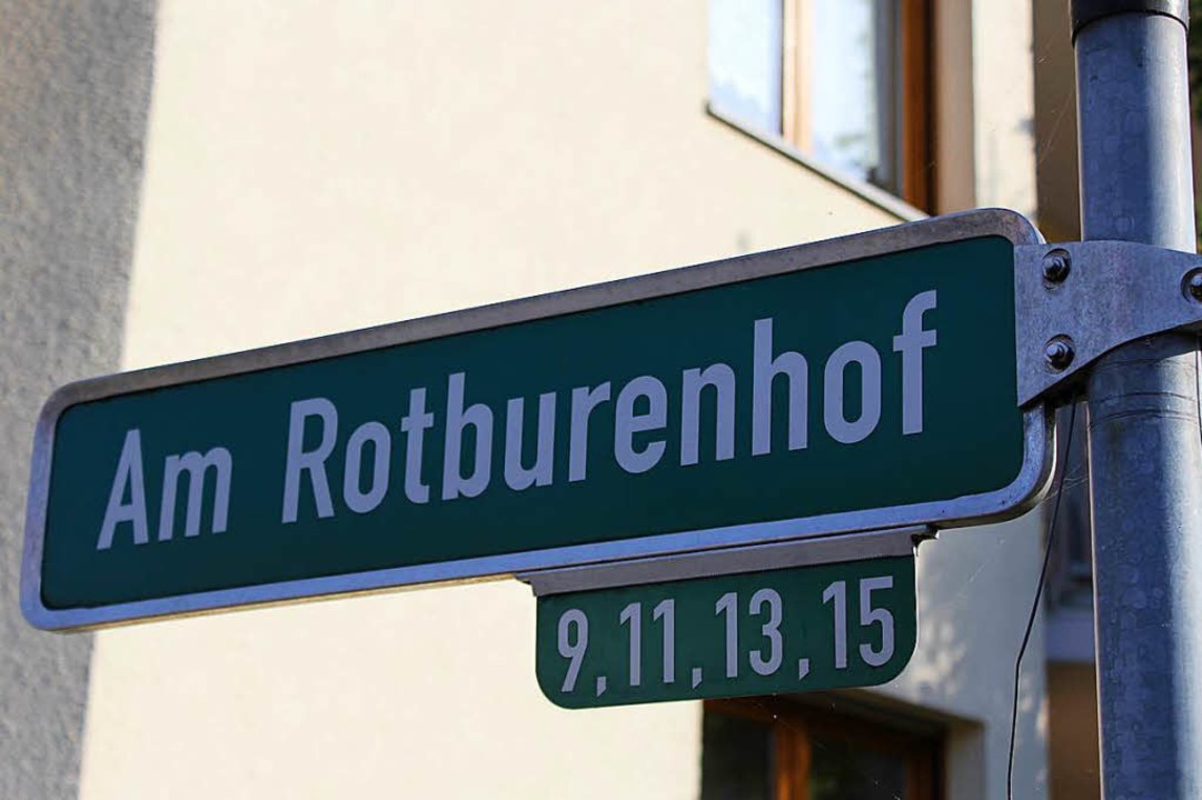 Vom historischen Rotburenhof ist heute...Hof stand, ist heute ein Neubaugebiet.  | Foto: Joshua Kocher