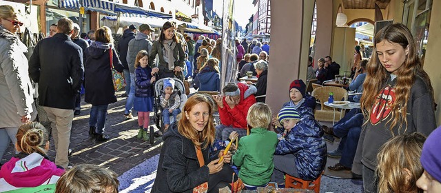 Eng wurde es in der Ettenheimer Altstadt &#8211; es war wieder Martinimarkt.    | Foto: Sandra Decoux-Kone