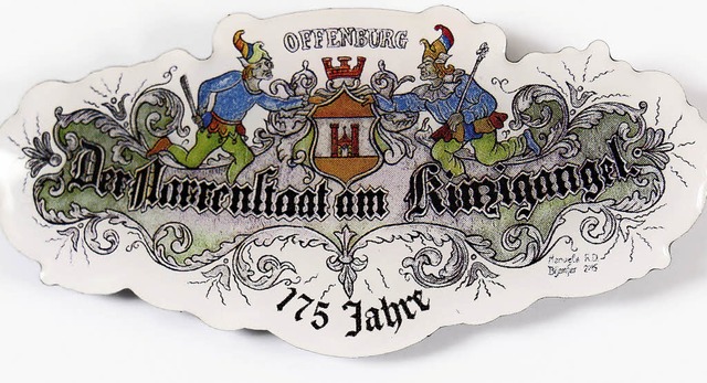 Das Logo zum Jubilum: 1844 wurde der ... heutigen Althistorischen Narrenzunft.  | Foto: Jrgen Becker