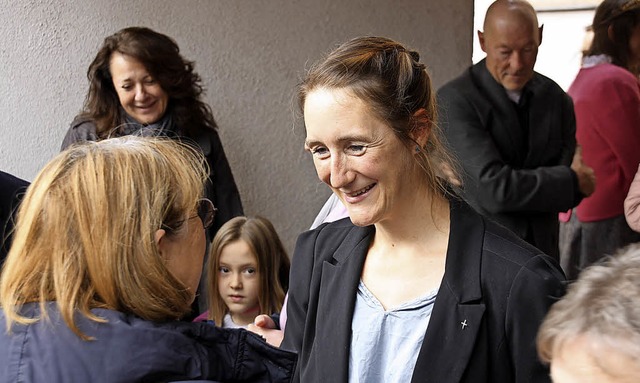 Viel Wertschtzung erfuhr Pfarrerin Julia Mack-Heil beim Abschiedsgottesdienst.   | Foto: Christiane Franz