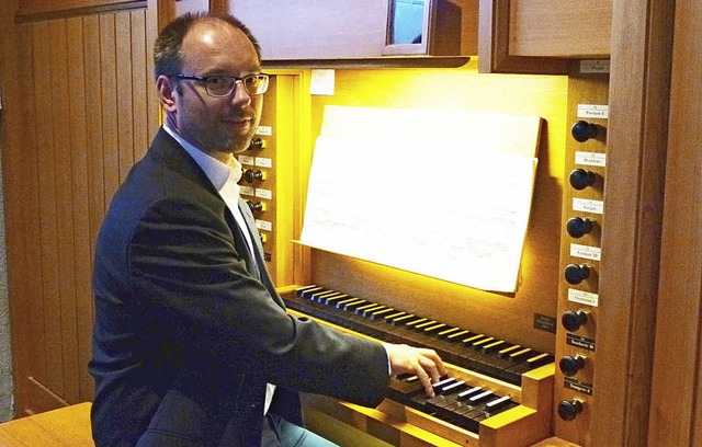 Tobias Lindner an der Orgel.   | Foto: Veranstalter