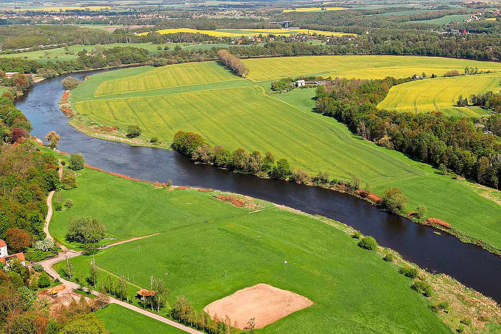 Flüsse in Deutschland befinden sich in