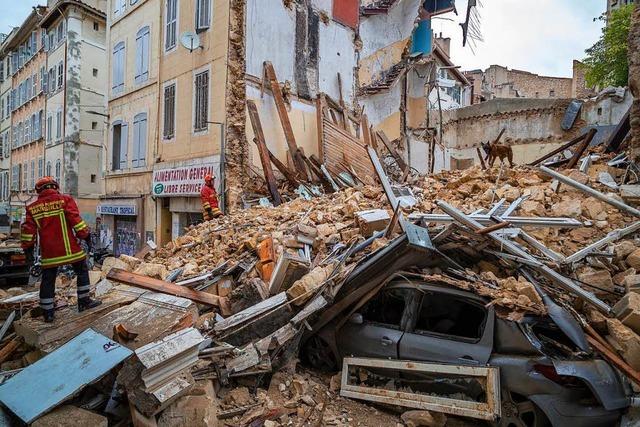 Ein Toter und mehrere Vermisste nach Hauseinstürzen in Marseille