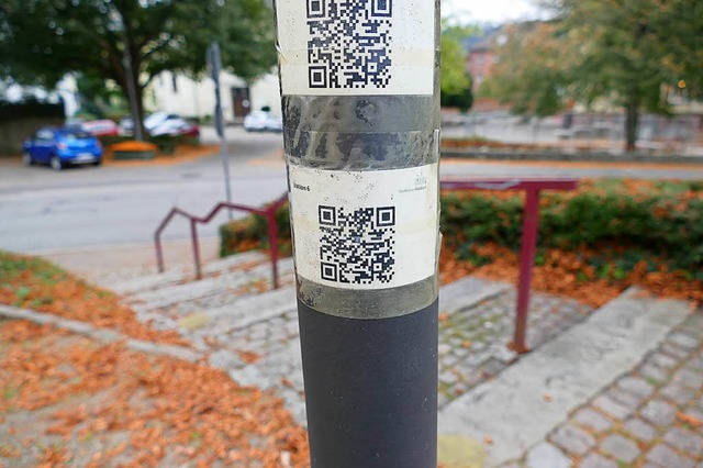 Per QR-Code in die Geschichte Waldkirchs eintauchen.  | Foto: Celine Bienia