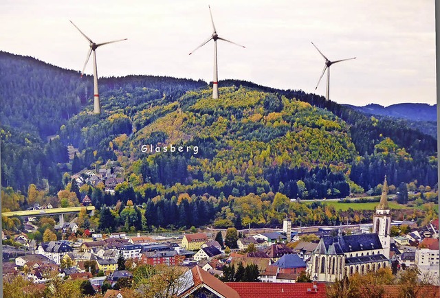 Der angebliche Blick auf den Glasberg ... mehr als einen Kilometer weiter weg.   | Foto: Repro Peter Stellmach/Vorlage Vernunftkraft e.V.