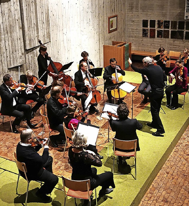 Das Ensemble Concerto Armonico bei seinem  Konzert in Kirchzarten.   | Foto: Heidi Winkel-Hook