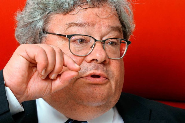 Will sich weiterhin engagieren: Reinhard Btikofer  | Foto: dpa