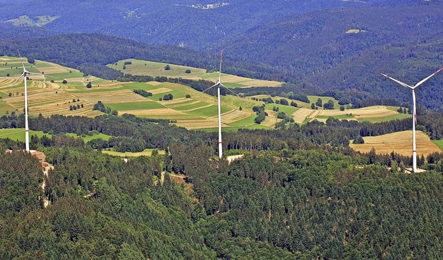 Der Windpark am Glaserkopf ist einer v...ine finanzielle Beteiligung anbietet.   | Foto: EnBW