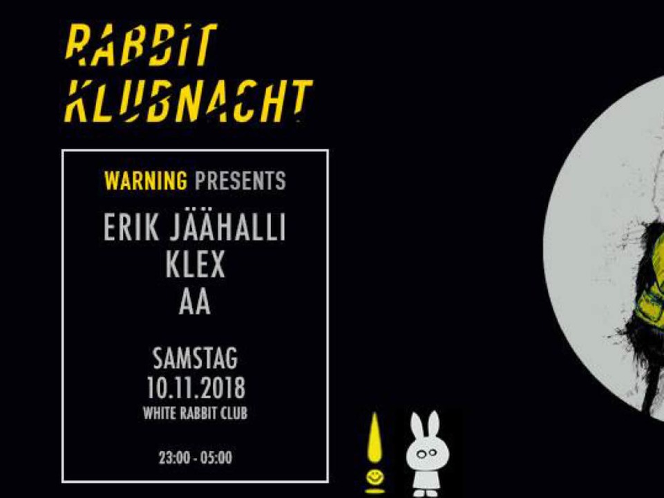 Bei der zweiten White Rabbit-Klubnacht... legen Erik Jhalli, Klex und AA auf.  | Foto: Promo