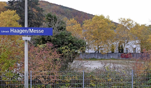 Das Fssler-Areal am Bahnhof Haagen mit dem Jazztone im Hintergrund.   | Foto: Ansgar Taschinski