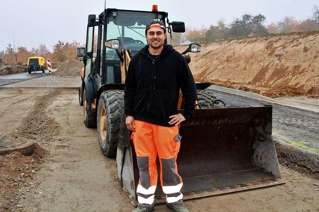Für Robert Pastian ist Straßenbauer ein Traumberuf