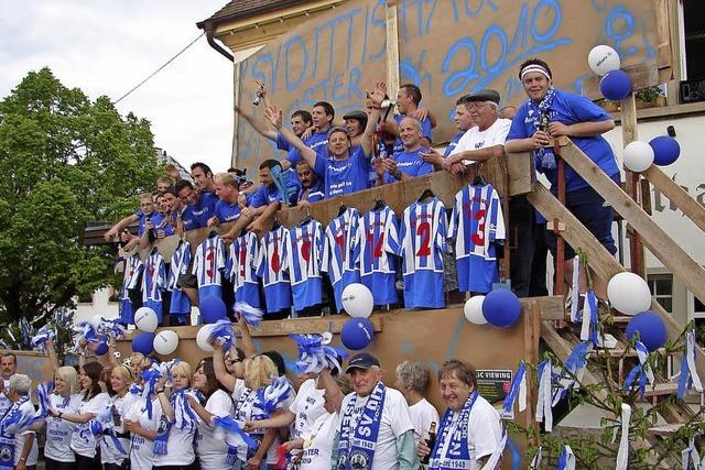 Start ohne Spielfeld und Vereinsheim