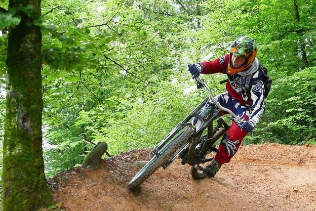 Mountainbiker grnden Verein zum Erhalt des Eggberg-Trails bei Bad Sckingen