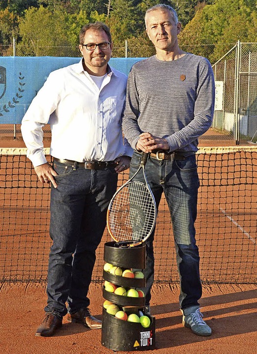 Urs Dangl und Peter Runge  | Foto: Sebastian Krger