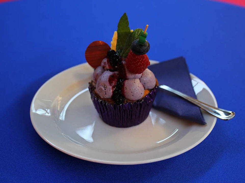Blaubeer-Cupcakes von der American Bakery  | Foto: Antonio Jung