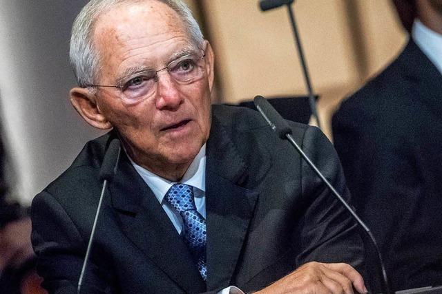 Schäuble sieht Deutschland auf dem Weg zum Zentralstaat
