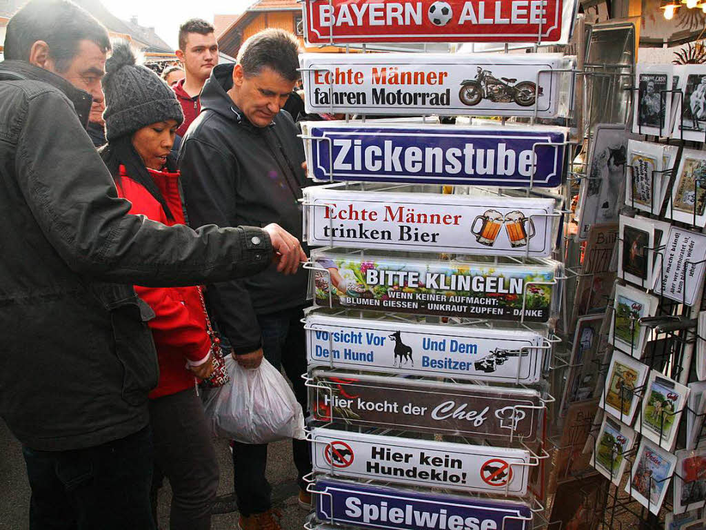 Hochbetrieb herrschte beim Grwihler Martinimarkt mit Mottoverkndung fr die Fasnacht.