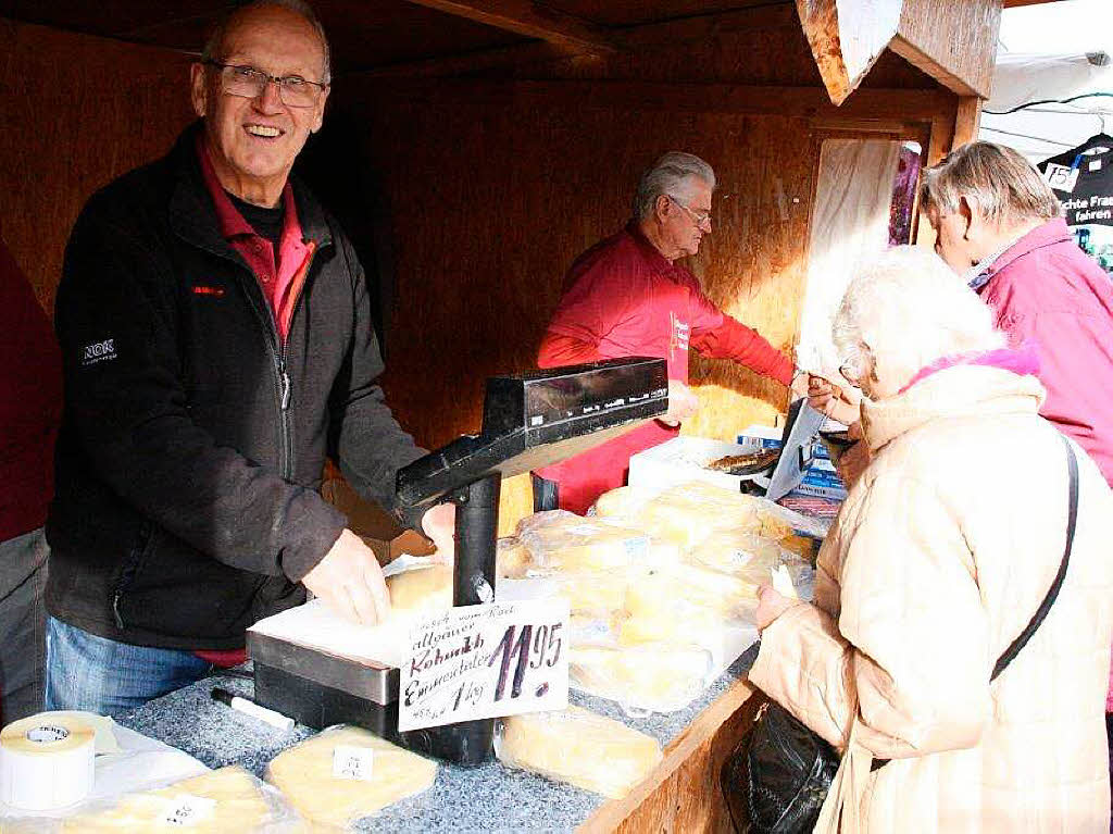 Hochbetrieb herrschte beim Grwihler Martinimarkt mit Mottoverkndung fr die Fasnacht.