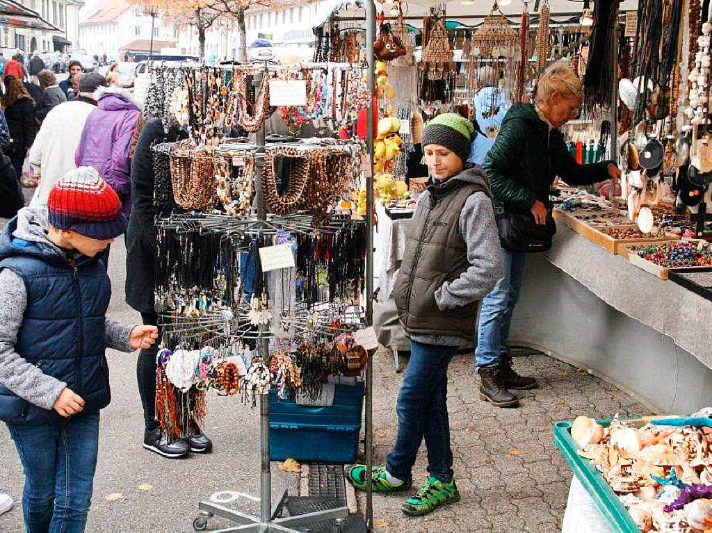 Hochbetrieb herrschte beim Grwihler Martinimarkt mit Mottoverkndung fr die Fasnacht.