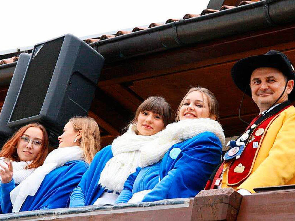 Hochbetrieb herrschte beim Grwihler Martinimarkt mit Mottoverkndung fr die Fasnacht.