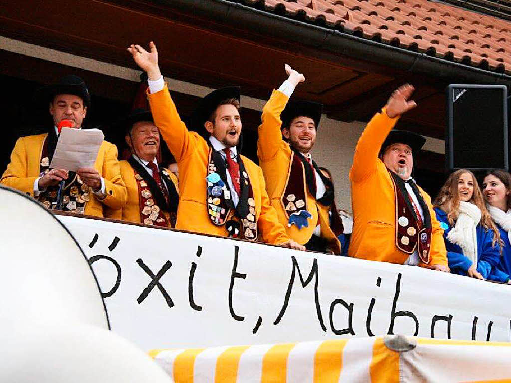 Hochbetrieb herrschte beim Grwihler Martinimarkt mit Mottoverkndung fr die Fasnacht.