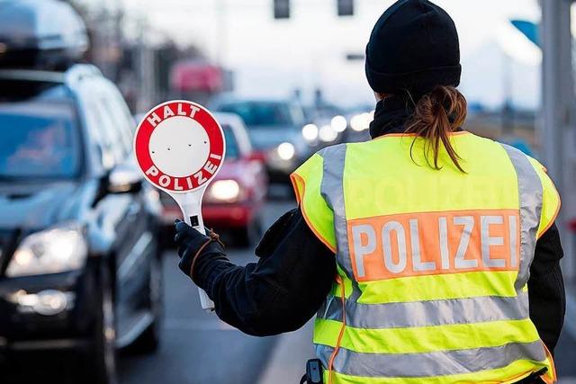 Polizei nimmt Straftäter am Autobahnübergang Rheinfelden fest