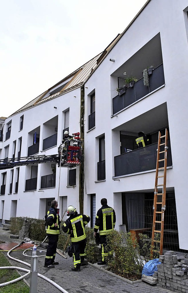 Kleine Ursache, groe Wirkung:  Zur L...g  und Dachkonstruktion dran glauben.   | Foto: w. knstle