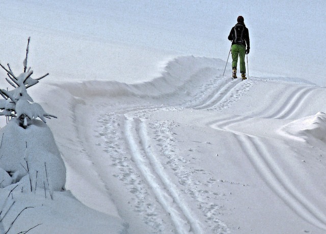 Schnee satt bot die Thurnerspur im vergangenen Winter an.   | Foto: Johannes Bachmann