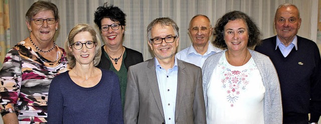 Der neu gewhlte Vorstand geht optimis...ldegard und Frank Hirtle, Steffi Kast.  | Foto: Rolf Reimann