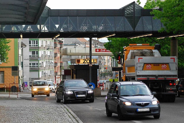 Am Grenzbergang Stetten-Riehen sollen...es ist ein Projekt der IBA Basel 2020.  | Foto: Thomas Loisl Mink