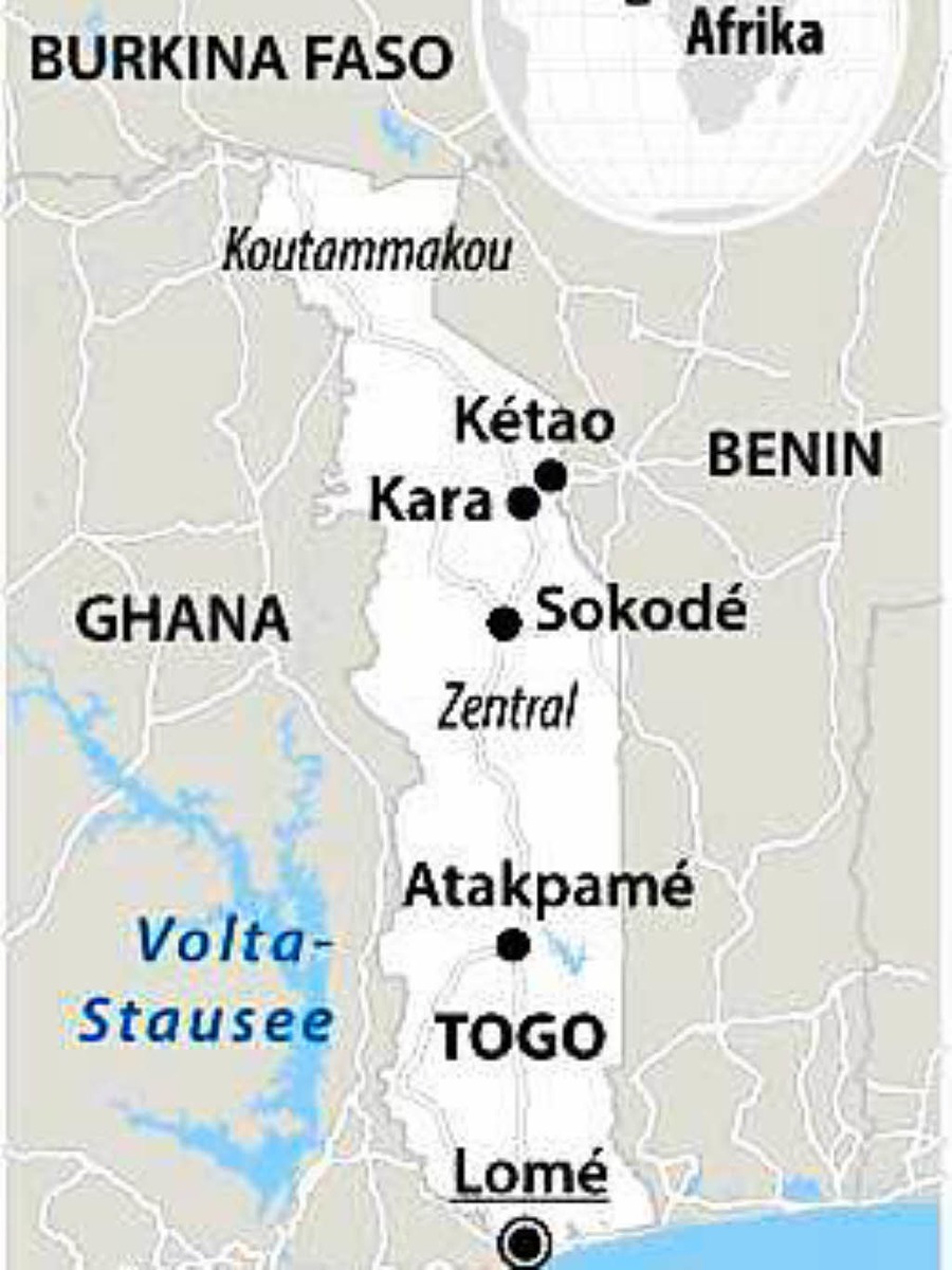 Klein, aber fein: Nur wenige Lnder Afrikas haben eine kleinere Flche als Togo.