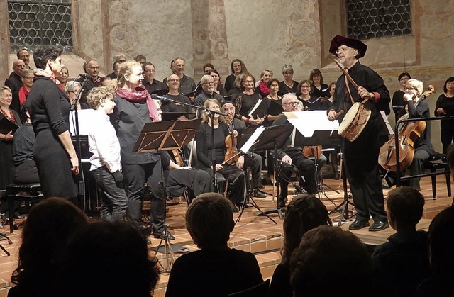 Als Ober-Stadtpfeifer dirigierte Albre...erorchester und zahlreichen Solisten.   | Foto: Bianca Flier