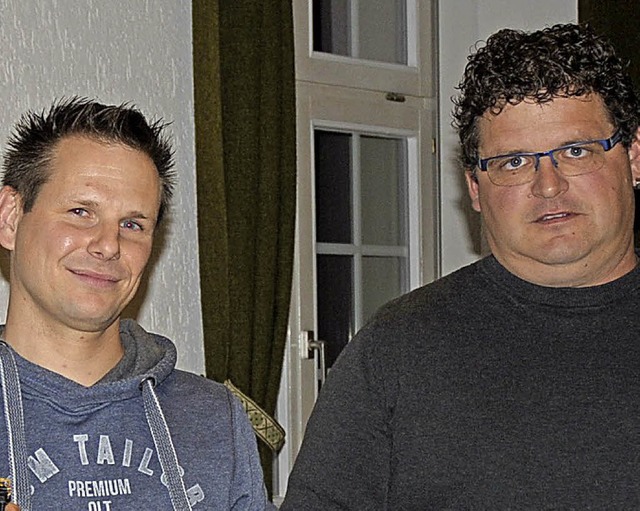 Geehrt: Tobias Buss (links) und Dirk Senger   | Foto: Ounas-Krusel