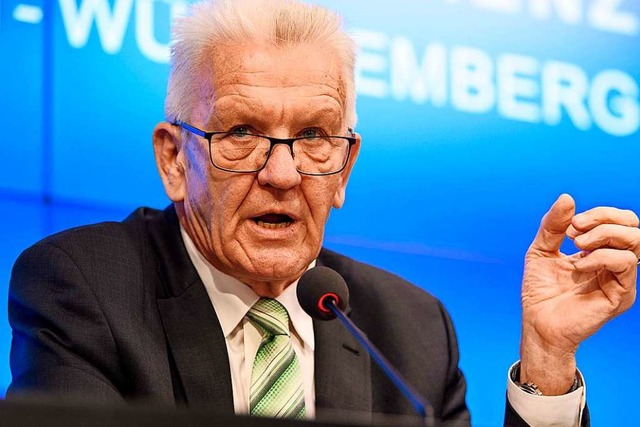 Ministerprsident Winfried Kretschmann   | Foto: DPA