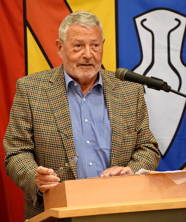 Reiner Uehlin trug 43 Jahre als Gemeinderat fr Denzlingen Verantwortung  | Foto: Markus Zimmermann