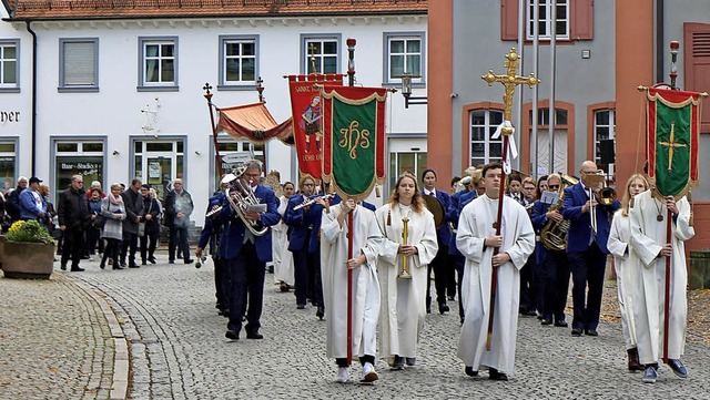 Patrozinium zu Sankt Martin am Sonntag in Riegel  | Foto: Helmut Hassler