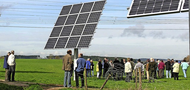 Informationsfahrten zu alternativen En...gehren zum Programm des Solarforums.   | Foto: Solarforum