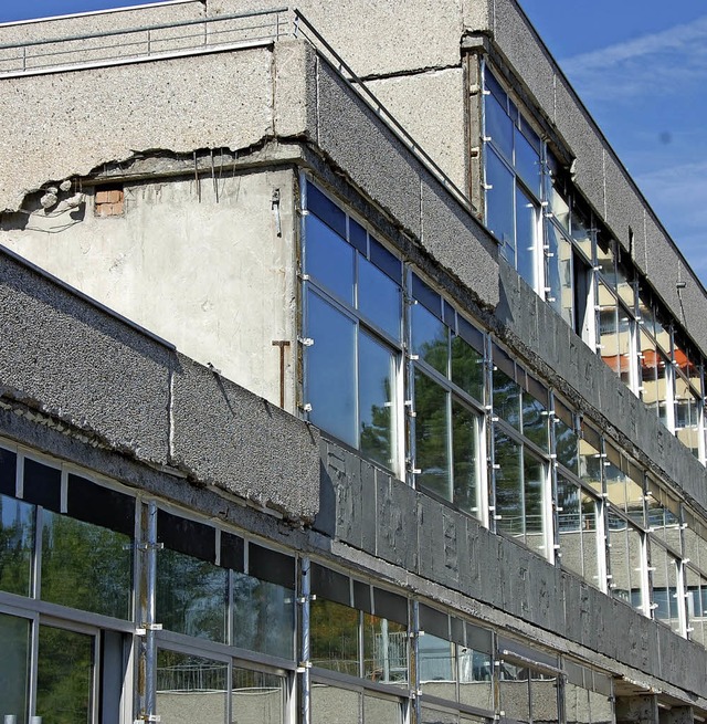 Die Sanierung der Gemeinschaftsschule fordert die Stadt enorm.   | Foto: Frey