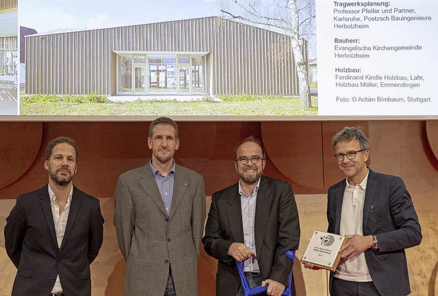 Sonderpreis &#8222;Naturpark Sdschwar...s, Thomas Lehmann und Christoph Kuhn.   | Foto: Florian Alber