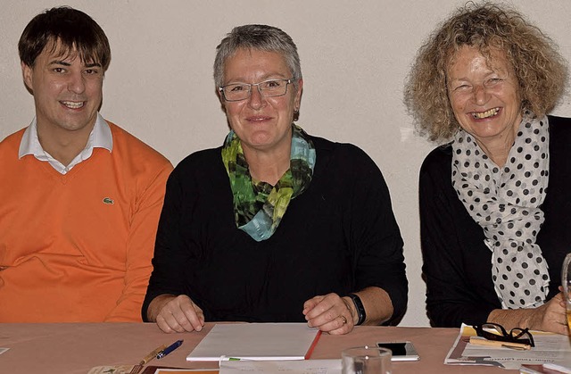 Chris Kiefer (von links), Ulrike Krme...&#8222;Zuhr-Tour&#8220; in Brombach.   | Foto: Heidemarie Wussler