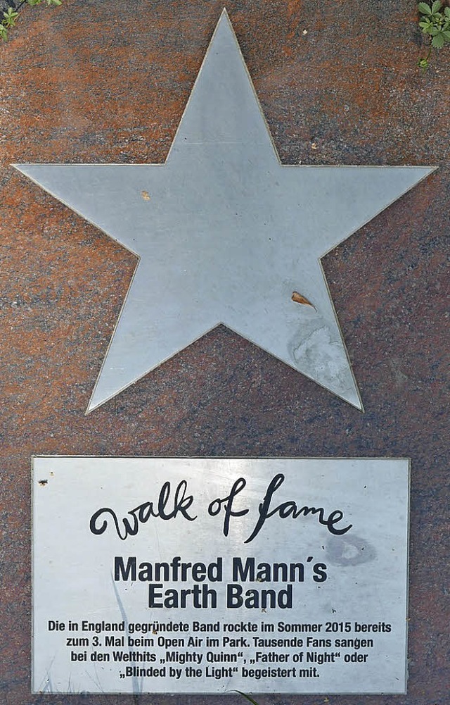 Den  Stern auf dem &#8222;Walk of Fame...Classica hat er bereits: Manfred Mann.  | Foto: H.-P. Mller