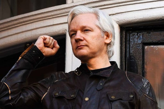 Wikileaks.Grnde Julian Assange soll i...ungsplattform am 15. November bekannt.  | Foto: AFP