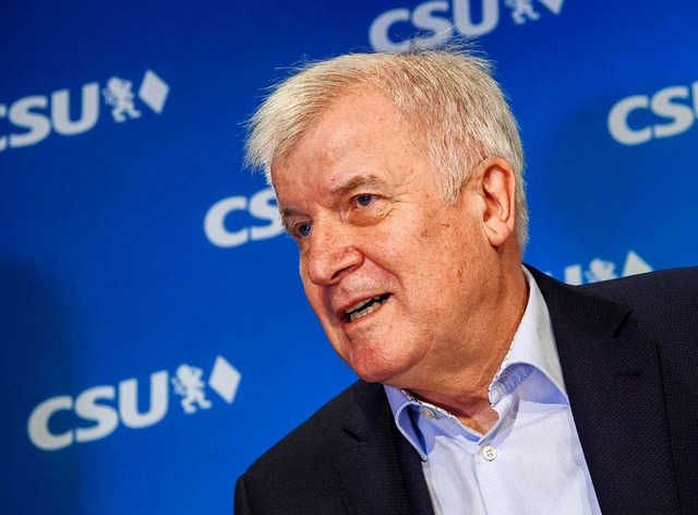 Definitiv will Horst Seehofer den CSU-...unft als Innenminister ist noch offen.  | Foto: dpa