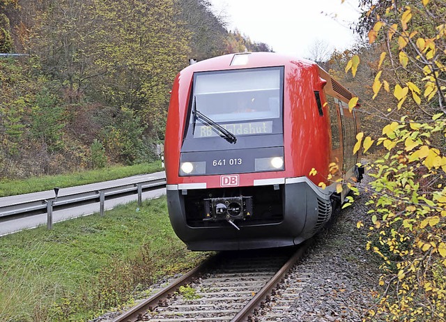 Die Zugverbindung von Waldshut ins Wut...ellschaft Baden-Wrttemberg gestellt.   | Foto: Gerald Edinger
