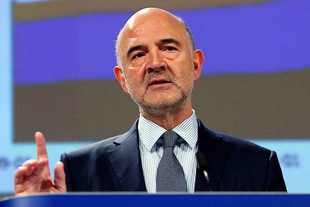 Pierre Moscovici, EU-Kommisar fr Wirtschafts- und Finanzangelegenheiten   | Foto: DPA