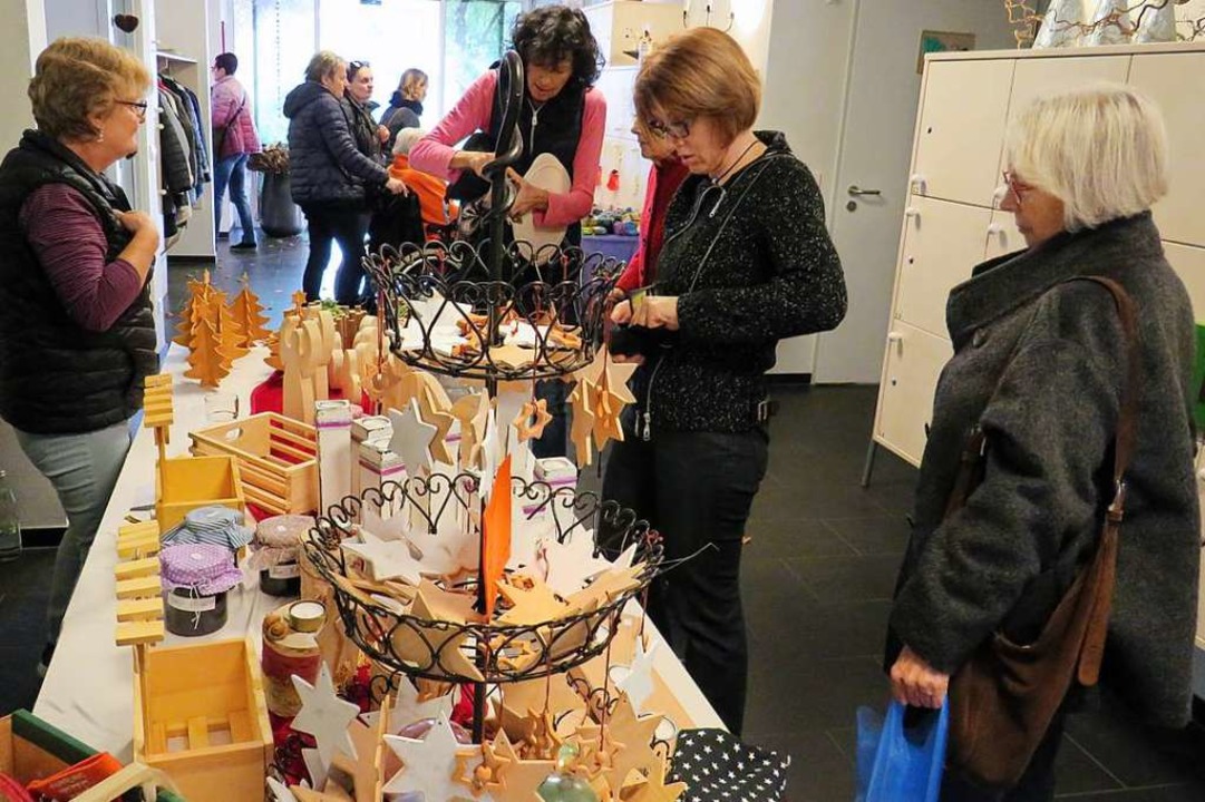 Weihnachtliche Galerie der schnen Dinge.  | Foto: Claudia Gempp
