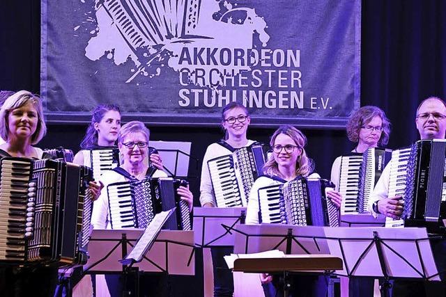 Stühlinger Akkordeon-Orchester bietet brillanten Konzertabend